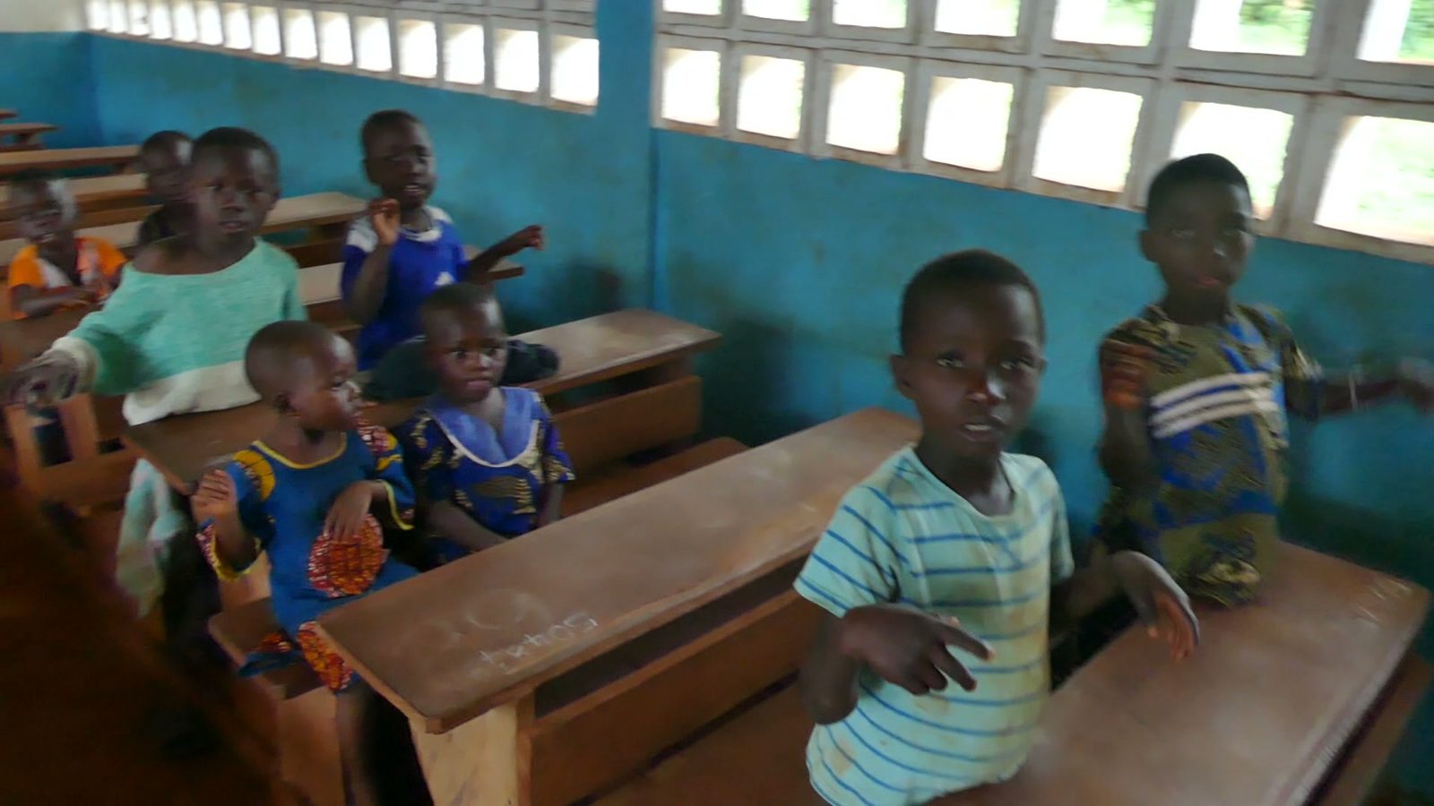 Enfants en classe